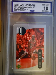 Michael Jordan 82 | 1998 Upper Deck International | MJ Sticker | CCG 10 - Bild 1 von 1