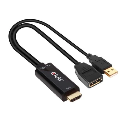 Club3D CAC-1331 - HDMI to DisplayPort 1.2 4K60Hz M/F Active Adapter - Image 1 of 4