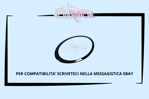 CORNICE NERA FARO FANALE PROIETTORE SX SINISTRA PER MINI CLUBMAN F54 2016- - Immagine 1 di 1