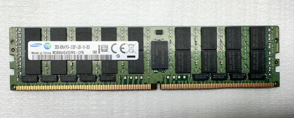 SAMSUNG  32GB 2RX4 PC4-2133P-LD0 -10-DC0 ECC Memory RAM FOR SERVER 1508 - Image 1 of 1
