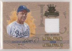 2004 Donruss Diamond Kings Cut Collection Jerseys /50 George Brett #DC-43 HOF