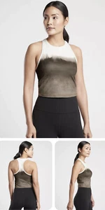 NUEVO CON ETIQUETAS ATLETA Shanti Acuarela Ombré Recorte Talla PEQUEÑO Tanque Mortero Hongo Ombre - Imagen 1 de 8