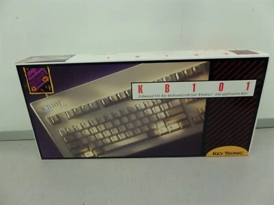 Vintage Key Tronic KB101 Mechanical Keyboard Professional Series KB101-C Clicky - Image 1 of 4