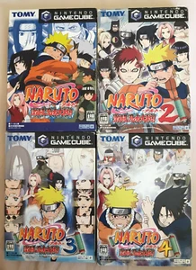 NARUTO GEKITO NINJA TAISEN CLASH OF NINJA 1 2 3 4 Nintendo GameCube NTSC-J JAPAN - Picture 1 of 6