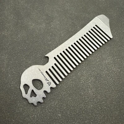 RIHE Design TC4 TITANIO PALANCA Barra Herramienta Fantasma EDC Abridor de Botellas Peine Foto 1 de 4