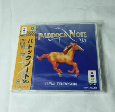 3DO Paddock Notes '95 New Sealed FZ-SJ5851 Horse Racing Video Game Import Japan - Image 1 of 4