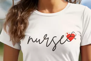 Nurse T-Shirt - Funny Medical Tee, Healthcare Hero, RN Nursing Gift - Picture 1 of 50