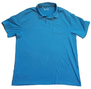 Under Armour Heat Gear Loose Fit Men's 2XL Polo Shirt Out Door Active Gear Blue - Picture 1 of 8