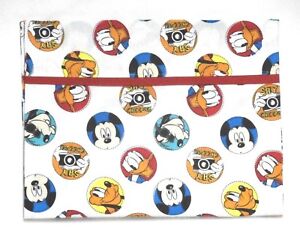 Toddler Pillowcase for Mickey Mouse on White 100%Cotton #M25 New Handmade