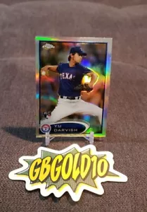 2012 Topps Chrome Yu Darvish #151 Rookie RC Refractor Holo Rangers Padres - Picture 1 of 2