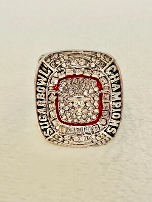 Anillo de campeonato Longhorns Sugar Bowl 2018 de la Universidad de Texas, envío a Estados Unidos Foto 1 de 3