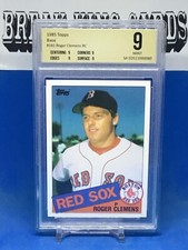 MLB 1985 Topps Roger Clemens RC #181 MINT 9 With (4) 9 Sub-Grades!