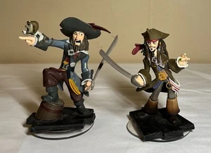 Disney Infinity 1.0 Figures - Pirates of the Caribbean - Jack & Captain Barbossa - Picture 1 of 1