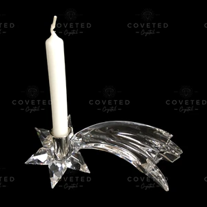 Swarovski Crystal COMET CANDLEHOLDER 236716 Retired Rare Mint Boxed - Picture 1 of 2
