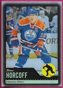 2012-13 OPC O-Pee-Chee SHAWN HORCOFF #81 Black Rainbow Foil 007/100 - Picture 1 of 2