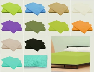 Elasticless Cotton Bedwipes Many Colors and Sizes Bedsheets Bed towel - Picture 1 of 40