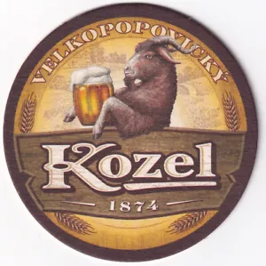 Bierdeckel aus Tschechien: KOZEL /tschechisch - Bild 1 von 2