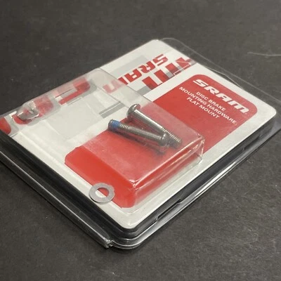 SRAM Flat Mount Disc Caliper Bracket Bolts 27mm Stainless Steel - Image 1 of 2