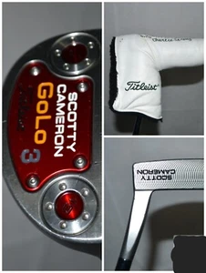 Titleist Scotty Cameron GoLo 3 Silver Steel Right-Handed Putter with Head Cover - Picture 1 of 22