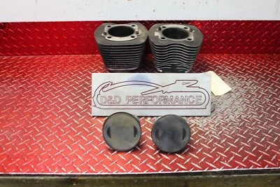 2009 HARLEY DAVIDSON ELECTRA GLIDE OEM STOCK CYLINDER JUGS & PISTONS EG122 - Image 1 of 4