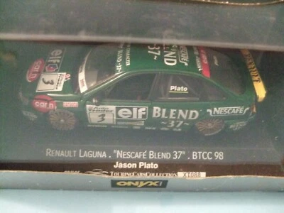 RENAULT LAGUNA Nescafé Blend n°3 BTCC 1998 Jason Plato escala 1.43 por ONYX XT088  Foto 1 de 4