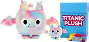 NUOVO Pet Simulator X Titanic Tie Dye Dragon Peluche Grandi Giochi SOLO PELUCHE NO CODICE - Foto 1 di 2
