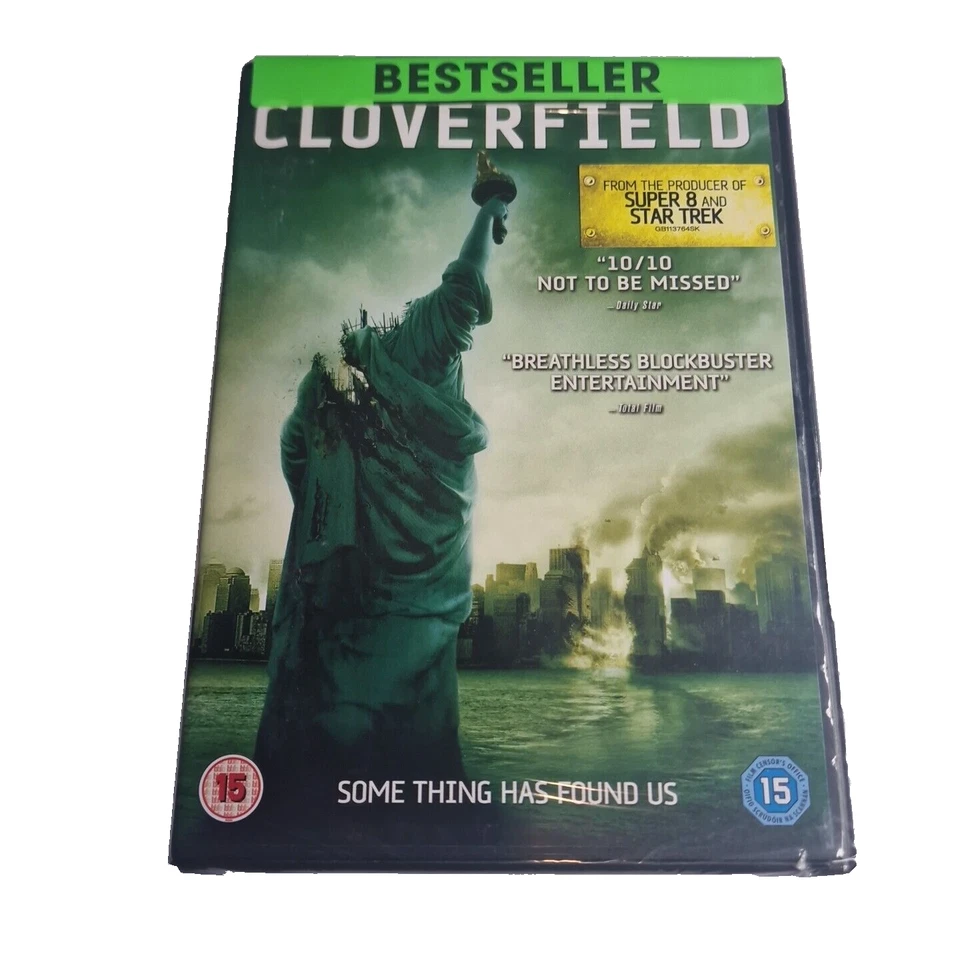 Cloverfield (DVD, 2015) Paramount Pictures PHE9435 Action Adventure New & Sealed - Image 1 of 4