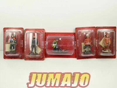 P3 lot de 5 SOLDATS POMPIERS DEL PRADO 1/32 France Italie Allemagne Belgique
