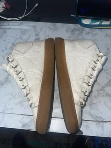 Balenciaga Arena High Top Mens Size 41 White Extrablanc Leather (Sz 10) Sneaker - Picture 1 of 5