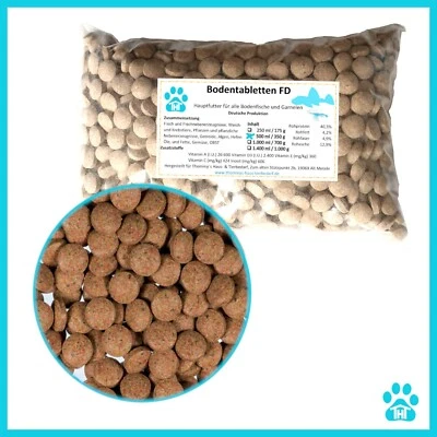 500 mL 350 g Bodentabletten FD Welsfutter Garnelenfutter Fischfutter