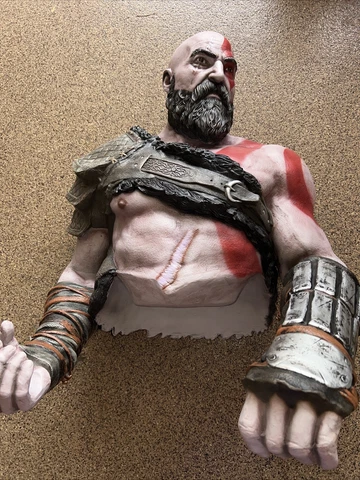 God of War (2018) Kratos Foam Prop Replica Life Size —TOP ONLY— Authentic 🔥 Cover