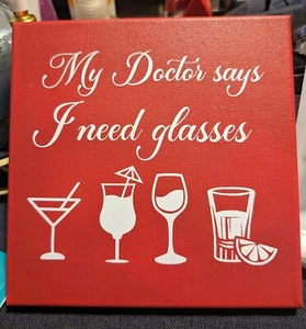 Red Wine Canvas - Picture 1 of 2