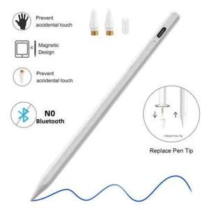Universal Rechargeable Touch Screen Stylus Pencil Pen Fits Tablet iPad iPhone PC - Picture 1 of 9