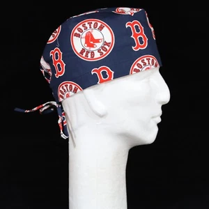 Rare Boston Red Sox on Navy Blue Theme Scrub Hat - Picture 1 of 1