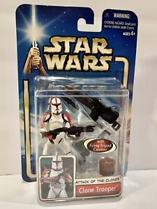 Star Wars Attack of the Clones AOTC Red Clone Trooper # 17 2002 Action Figure