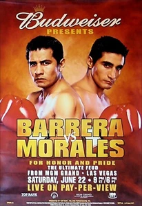 MARCO ANTONIO BARRERA VS ERIK MORALES 8X10 FOTO BOXEN POSTER BILD - Bild 1 von 1