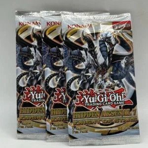 3x Hidden Arsenal 7: Knight of Stars 1st Edition Booster Packs Factory Sealed - Picture 1 of 2