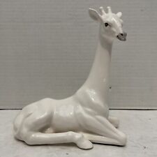 Vintage/Pre-Owned*Fitz and Floyd White Ceramic Laying Down Giraffe