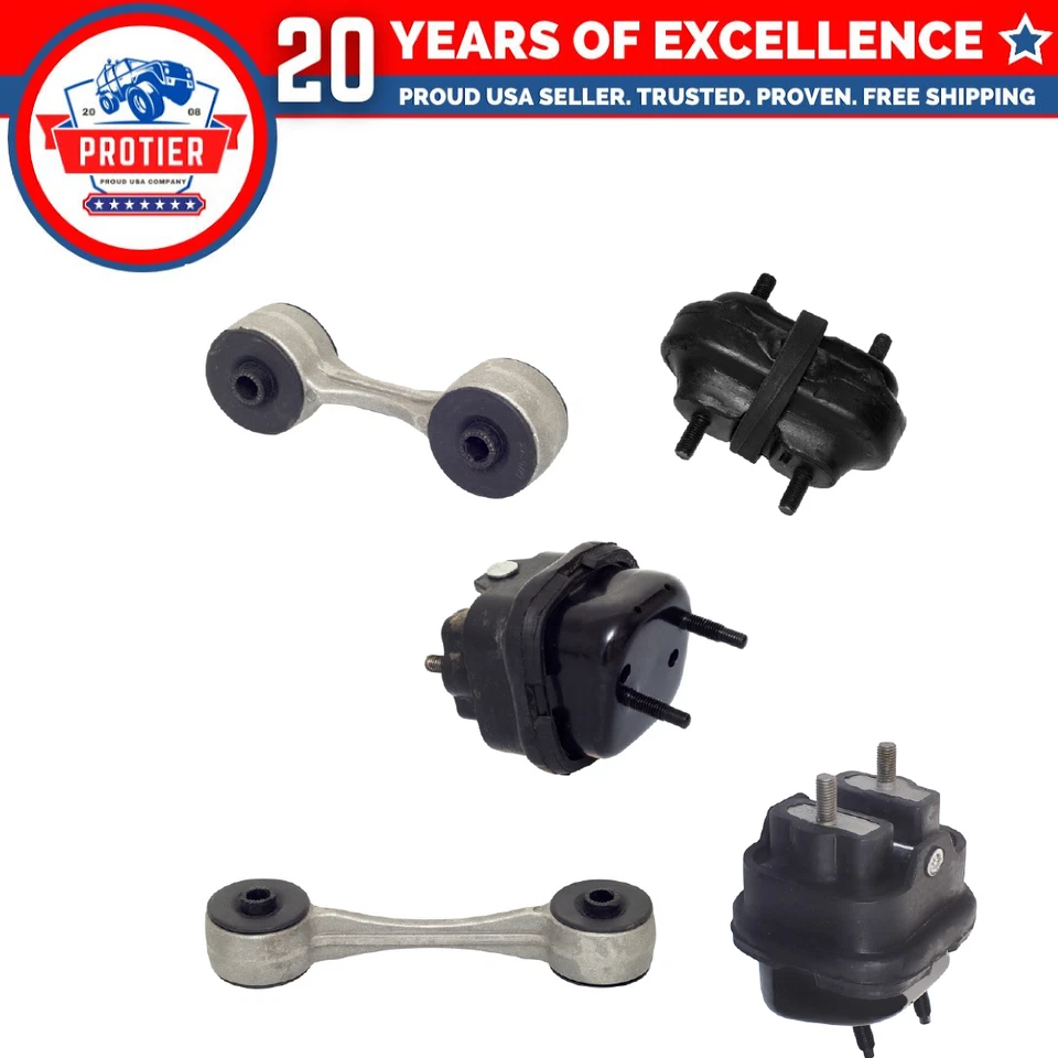 Motor & Torque Strut & Trans Mount 5PCS Set Fit 1993-1996 Cadillac Eldorado - Image 1 of 4