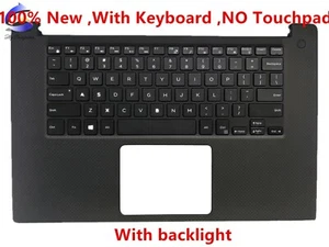 Neu für Dell XPS 15 9550 Precision 5510 obere Gehäuse Handauflage Abdeckung mit Tastatur - Bild 1 von 2