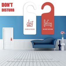 Durable Door Hanger Tags for Hotels Keep Out Signs Bulletin Board Pendant