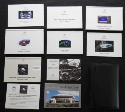 05 2005 Mercedes Benz M-CLASS/ML 320/ML 430/55 AMG Dueños Manual Con Navegación - Imagen 1 de 4