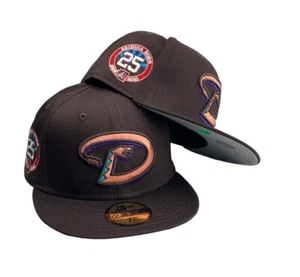 Arizona Diamondback 25th Anniversary New Era 59 fifty fitted hat cap - Picture 1 of 7