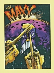 Tarjeta promocional The Maxx #6 de 12 (1993 Image Advance cómics) - Imagen 1 de 2