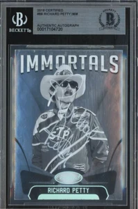 Richard Petty Signed 2018 Panini Certified Racing #88 AUTO BGS BAS AUTHENTIC - Picture 1 of 2