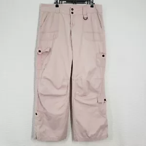 Pantalones cargo Aeropostale vintage para jóvenes 13/14 largos rosa tiro medio holgados utilitarios - Imagen 1 de 21