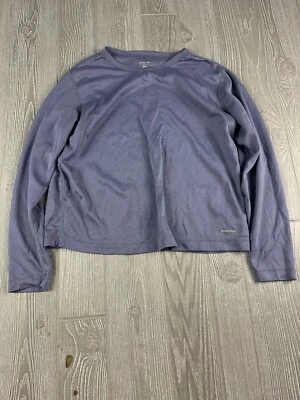 Patagonia Long Sleeve Blue Athletic Top Womens Size Large Blue - Image 1 of 4