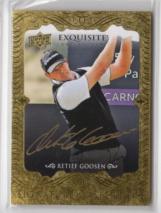 2014 UPPER DECK EXQUISITE RETIEF GOOSEN SIGNATURE MASTERPIECE AUTO - Image 1 of 1