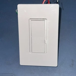 Lutron Diva DVCL-153P einpoliger 3-fach Dimmer LED Lichtschalter WEISS + Abdeckung - Bild 1 von 3