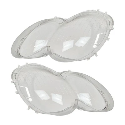  Tampa de lente de farol dianteiro transparente para 2003-2008 Mercedes-Benz W230 SL500 - Imagem 1 de 4